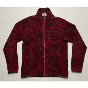 COLUMBIA Men Medium red Zip Up Pocket Core Interch